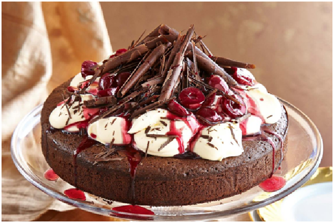 Dark chocolate cake
