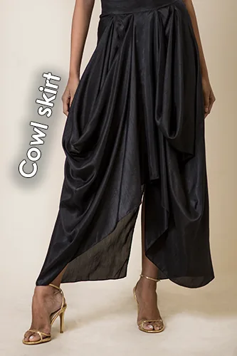 Cowl skirt