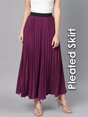 Pleated skirt