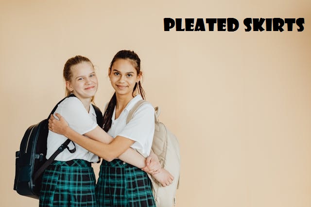 pleated skirts