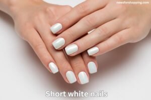 8 Trendy Short White Nails Designs That Look Different
