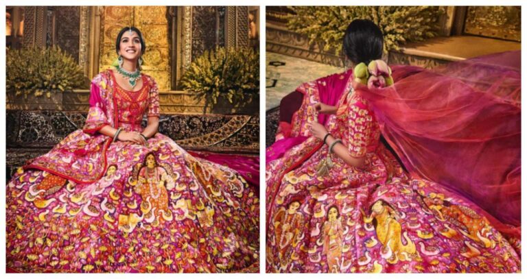 The Lehenga Lustre A Glimpse into the Sparkling Lehengas at the Ambani Wedding