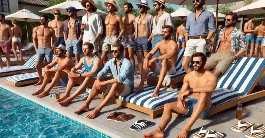 Pool Party Outfit Idea For the Nonswimmers