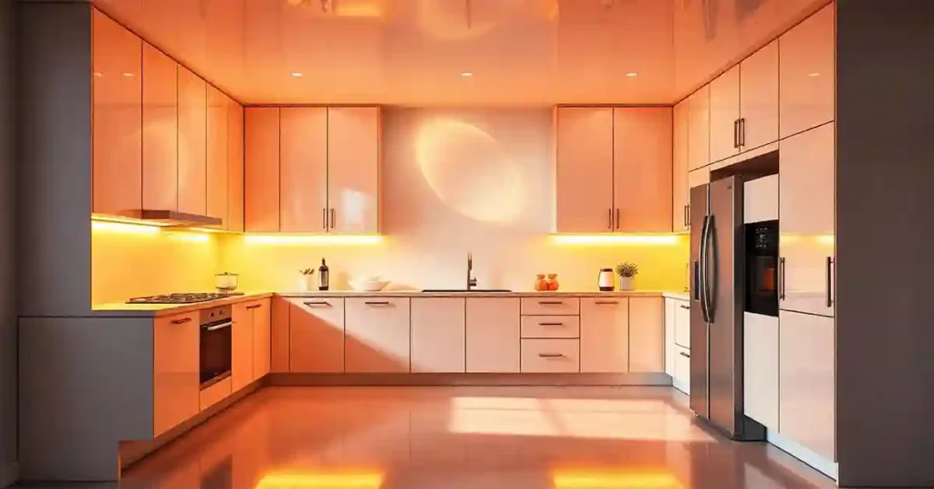U-Shaped Modular Kitchen
