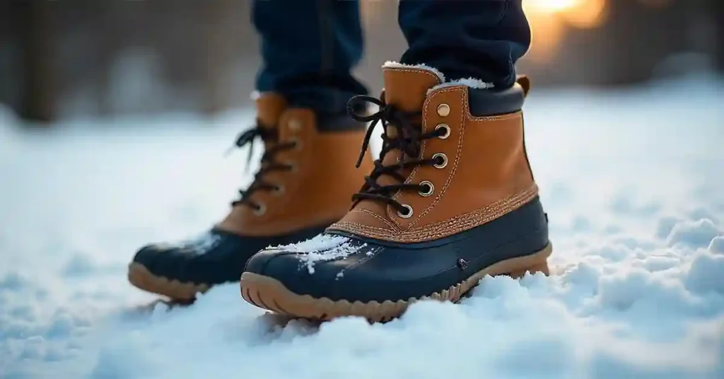 speciality behind Sperry snow boots