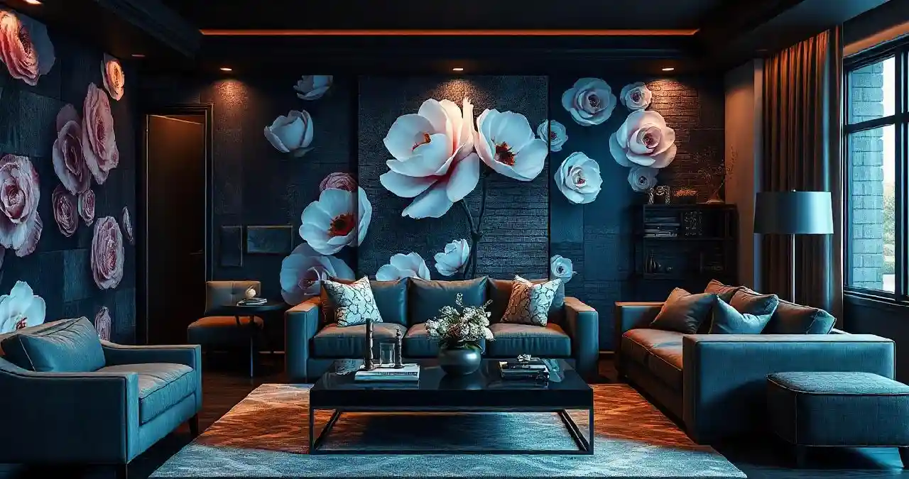 7 Trending Wallpaper Patterns for Your Living Room