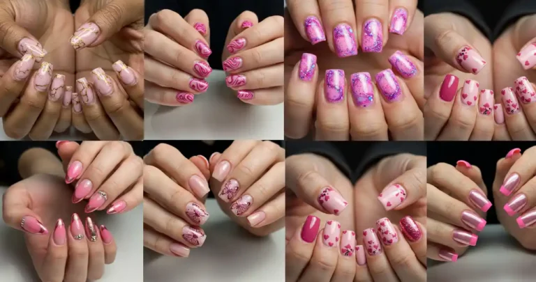 35 Stunning Pink Sparkly Nail Designs to Brighten Your Day & Boost Your Mood