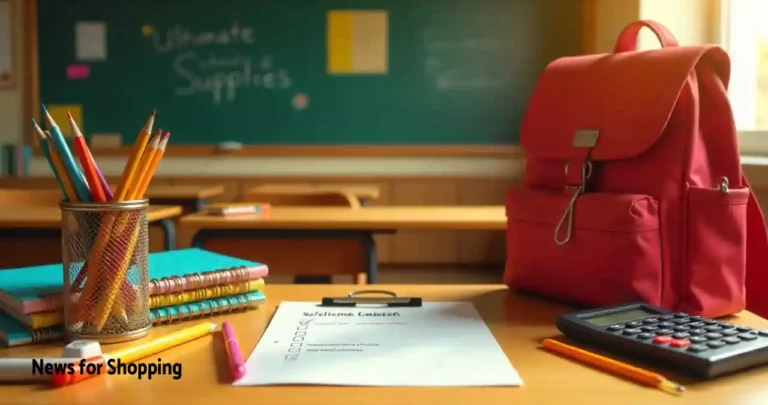 Essential School Supplies List: From Kindergarten to College