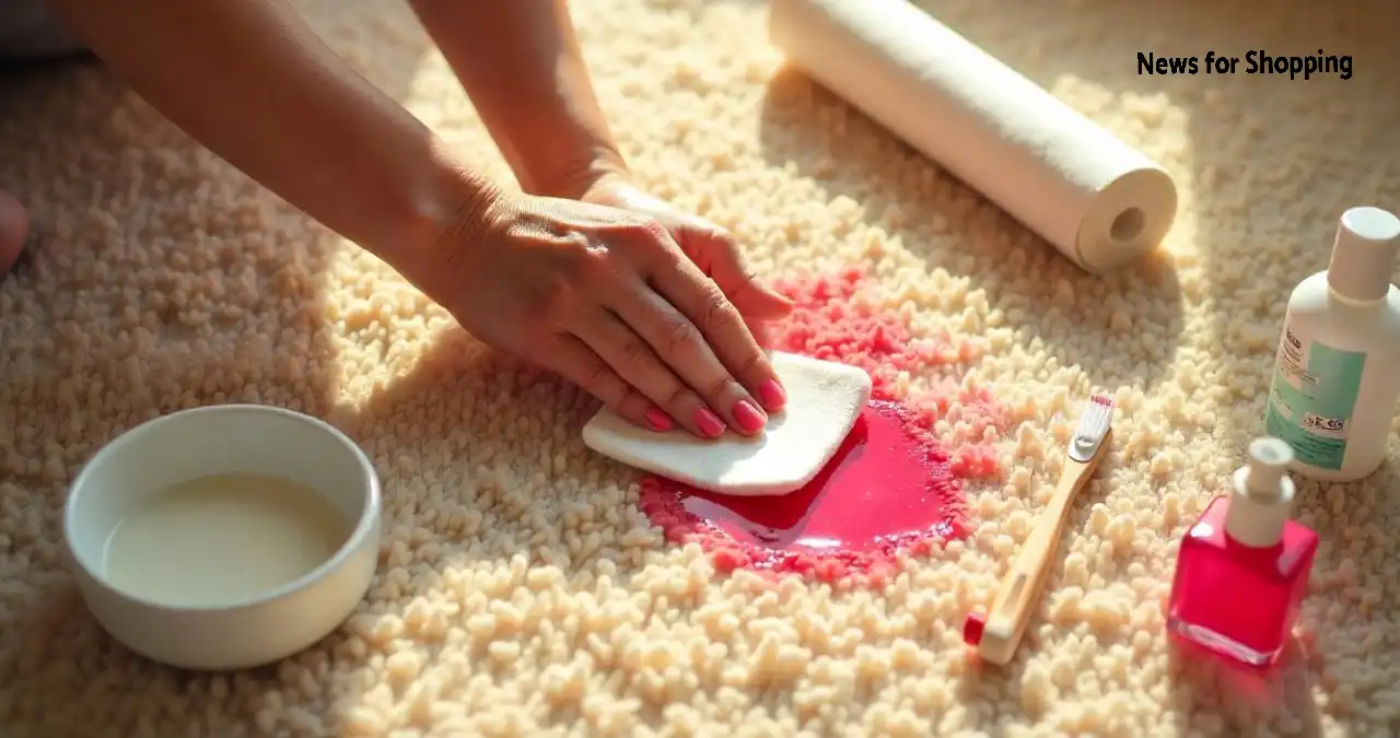 How to Remove Nail Polish from Carpets and Clothes?