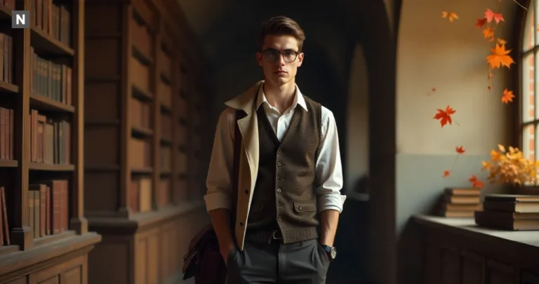 Complete Guide for Dark Academia Fashion Men: Allure of Darkness
