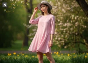 Baby Pink Mini Dress + Which Snickers + Hat 